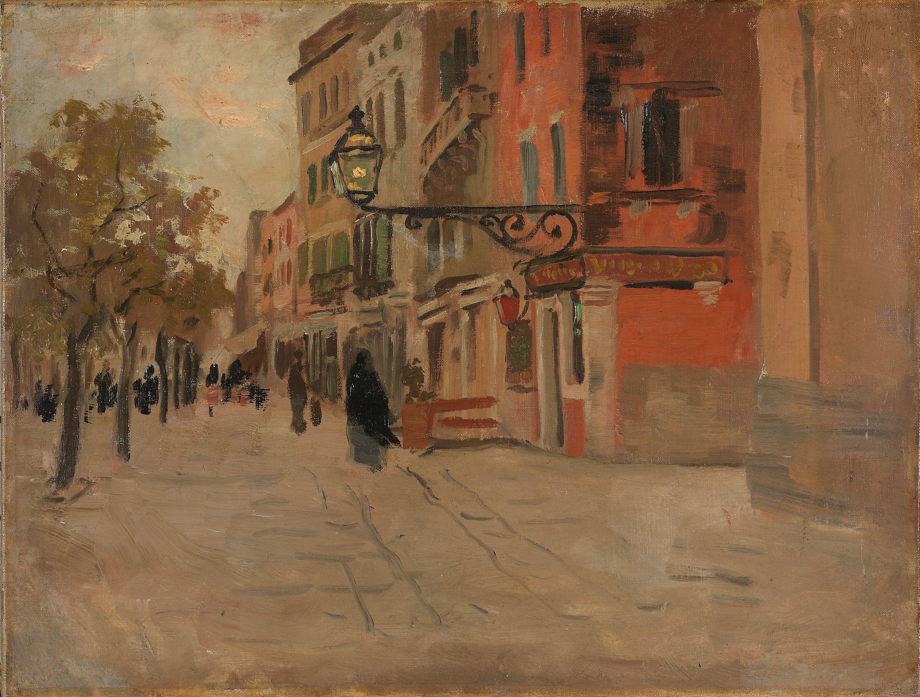 Frits Thaulow, Street in Venice