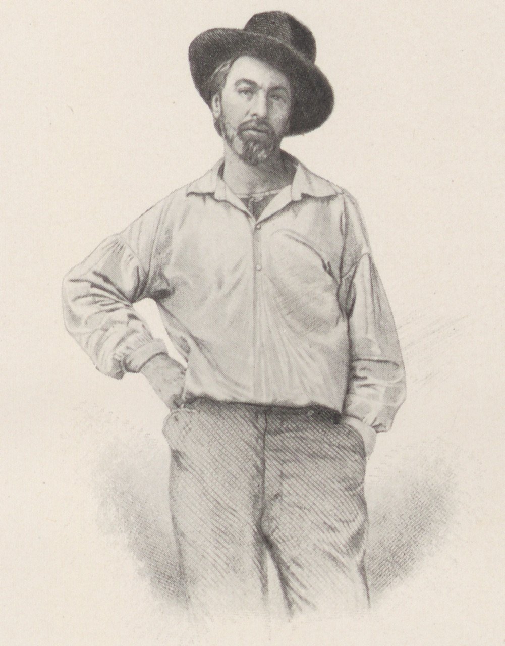Unknown artist, Abbildung von Walt Whitman