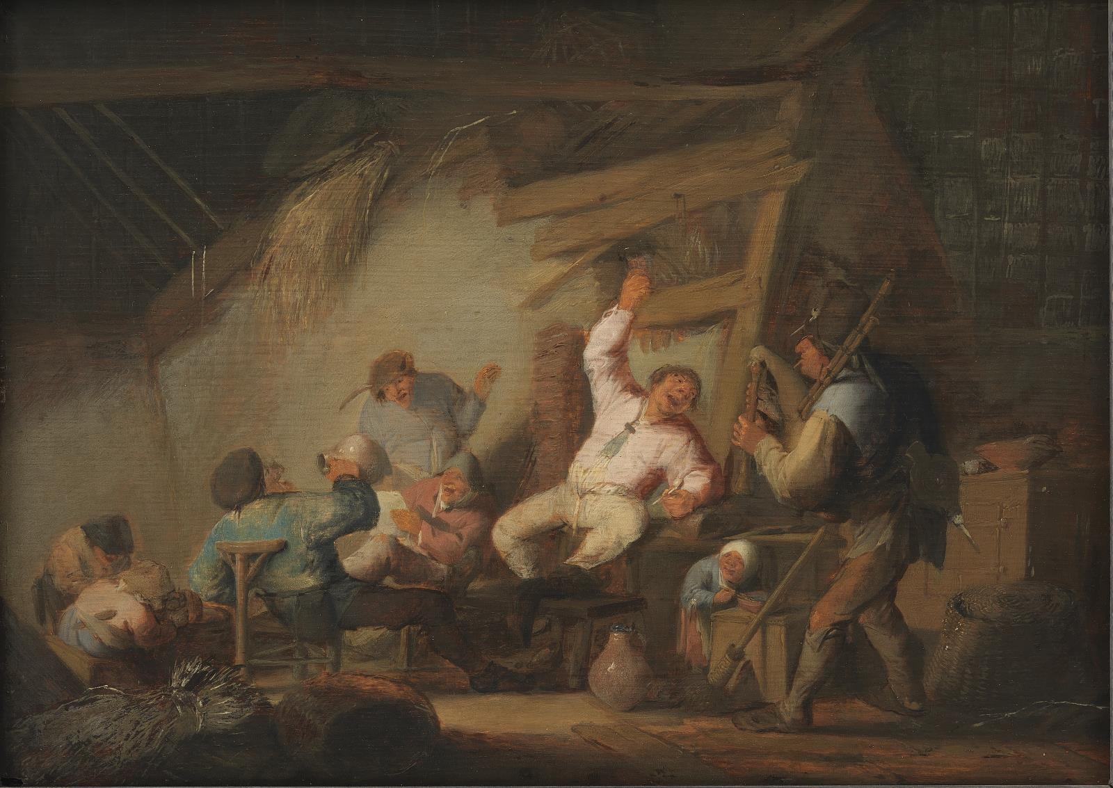 Adriaen van Ostade, Lystighed i en bondestue