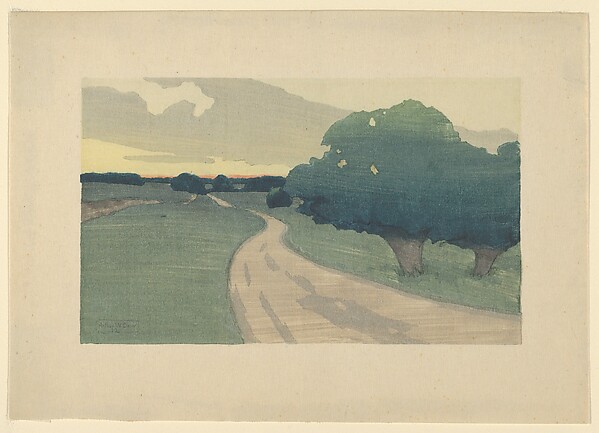 Arthur Wesley Dow, The Long Road – Argilla Road, Ipswich