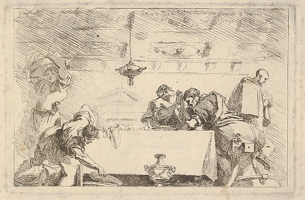 Jean Honoré Fragonard, The Last Supper