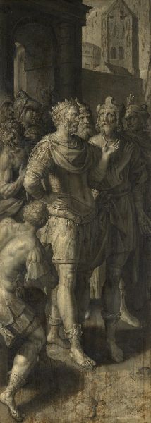 Maerten de Vos, The Burial of Sarah