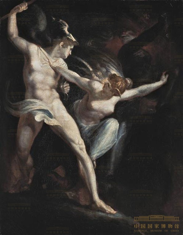 Henry Fuseli, Satan and Death with Sin Intervening