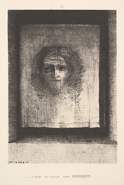 Odilon Redon, A Veil, a Printed Image