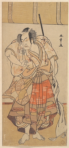 Katsukawa Shunshō　勝川春章, The First Onoe Kikugoro as an Angry Man