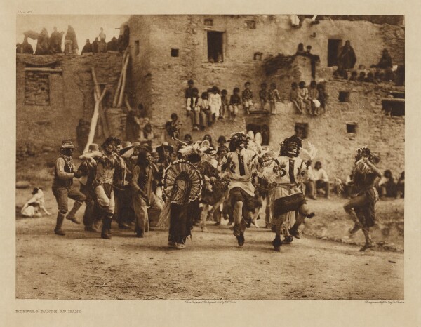 Edward S. Curtis, Buffalo Dance at Hano