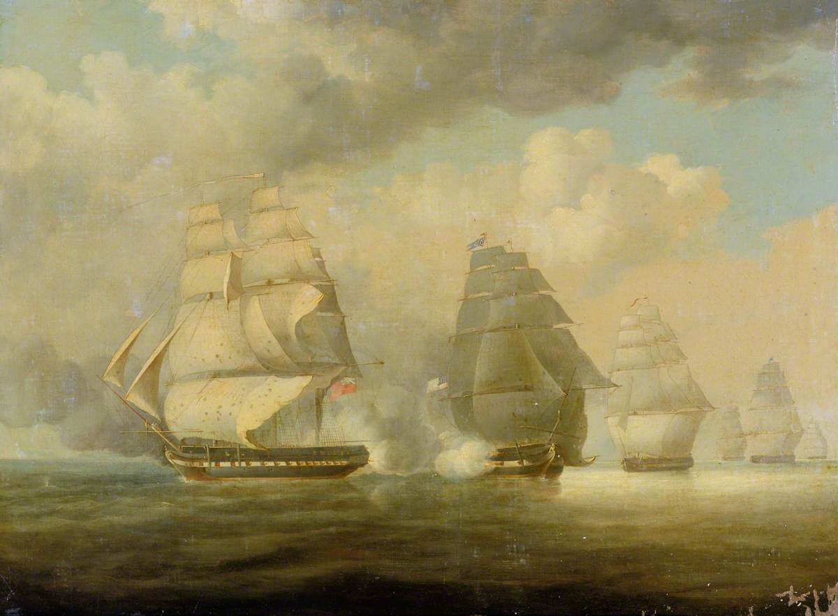 William John Huggins, Escape of HMS Belvidera, 23 June 1812