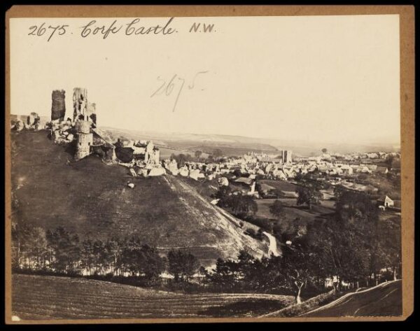 Francis Frith, Corfe Castle.  N.W.