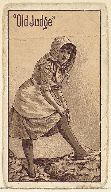 Goodwin & Company, (Minnie Palmer) from the Old Judge series (N167) for Old Judge Cigarettes