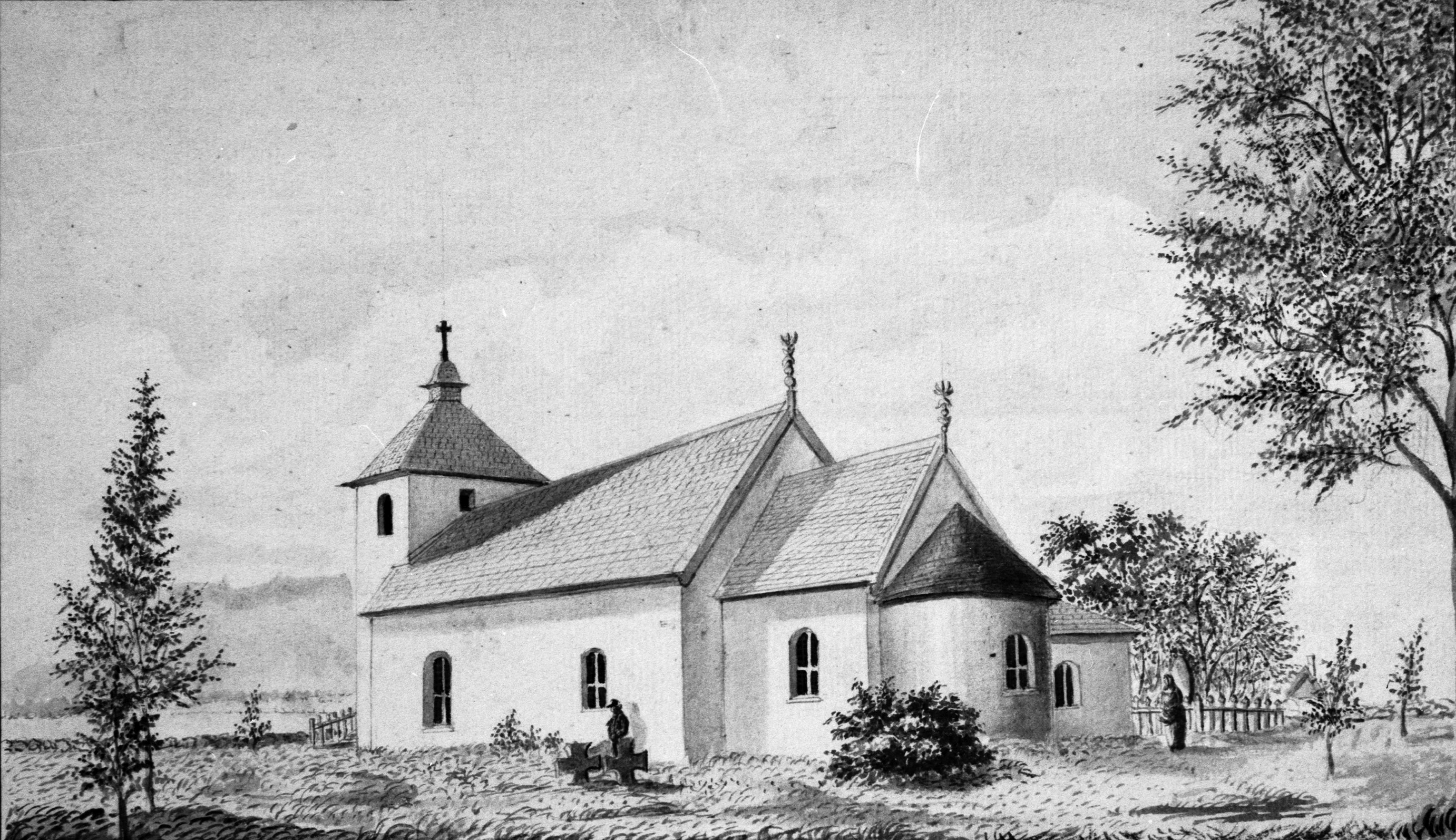 Nils Lagergren, Kinneveds kyrka