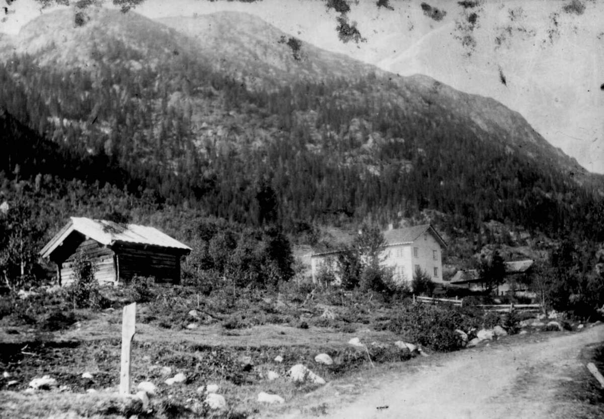 Ukjent, Fra en serie fotografier fra et album som har tilhørt folklorist og professor Moltke Moe (1859-1913), antatt fra 1880-årene med motiver fra Telemark.