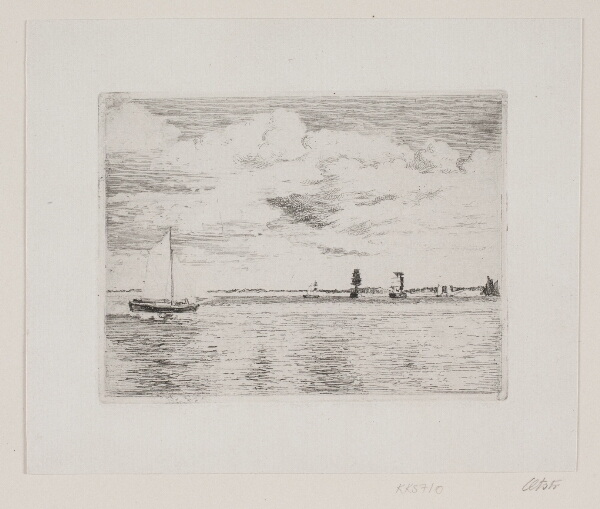 Carl Bloch, Søstykke. Skyet luft