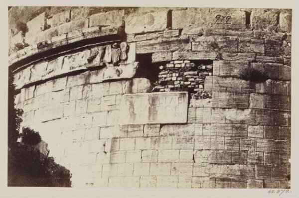Parker, John Henry, Construction of Travertine facing to the Tomb of Caecilia Metella, B.C. 103