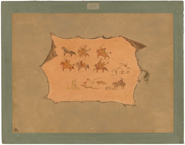 George Catlin, Facsimile of a Pawnee Doctor's Robe