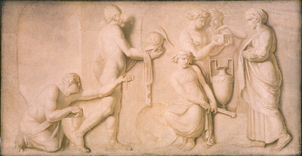 Nicolai Abildgaard, Achilleus mellem Lykomedes' døtre
