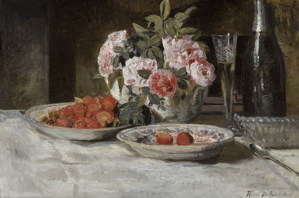 Henri De Braekeleer, Strawberries and Champagne