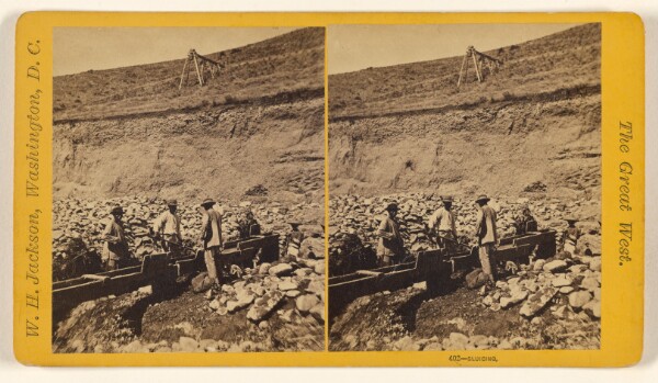 William Henry Jackson, Sluicing.