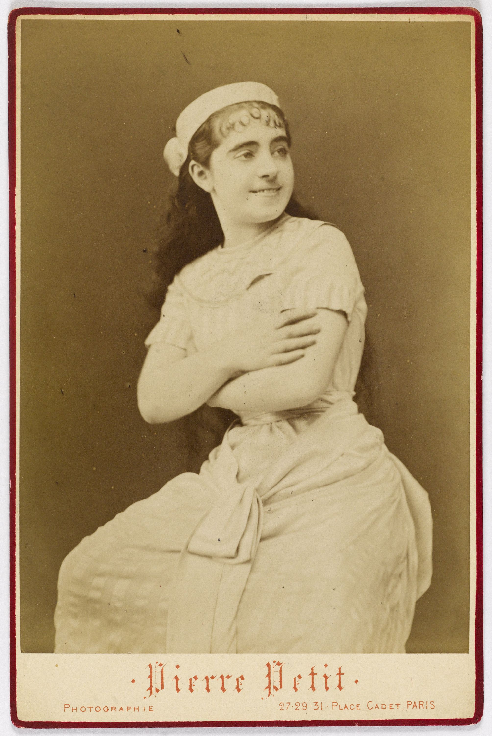 Pierre Petit, Portrait de Sarah Bonheur, actrice