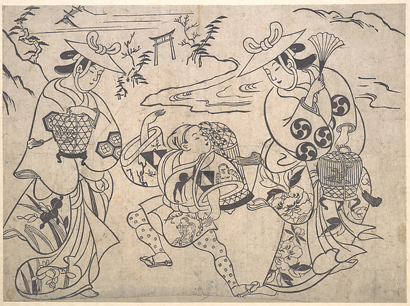 Okumura Masanobu, Scene from a Drama