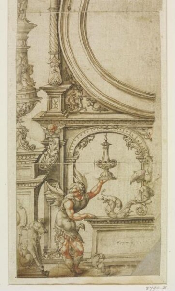 Unknown, Elevation of an Elaborate Alterpiece or Tabernacle Frame