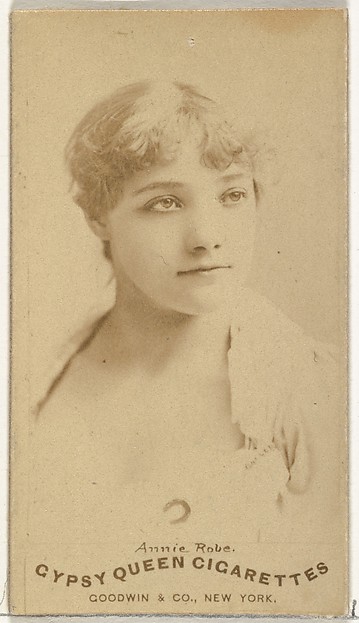 Goodwin & Company, Annie Robe, from the Actors and Actresses series (N171) for Gypsy Queen Cigarettes