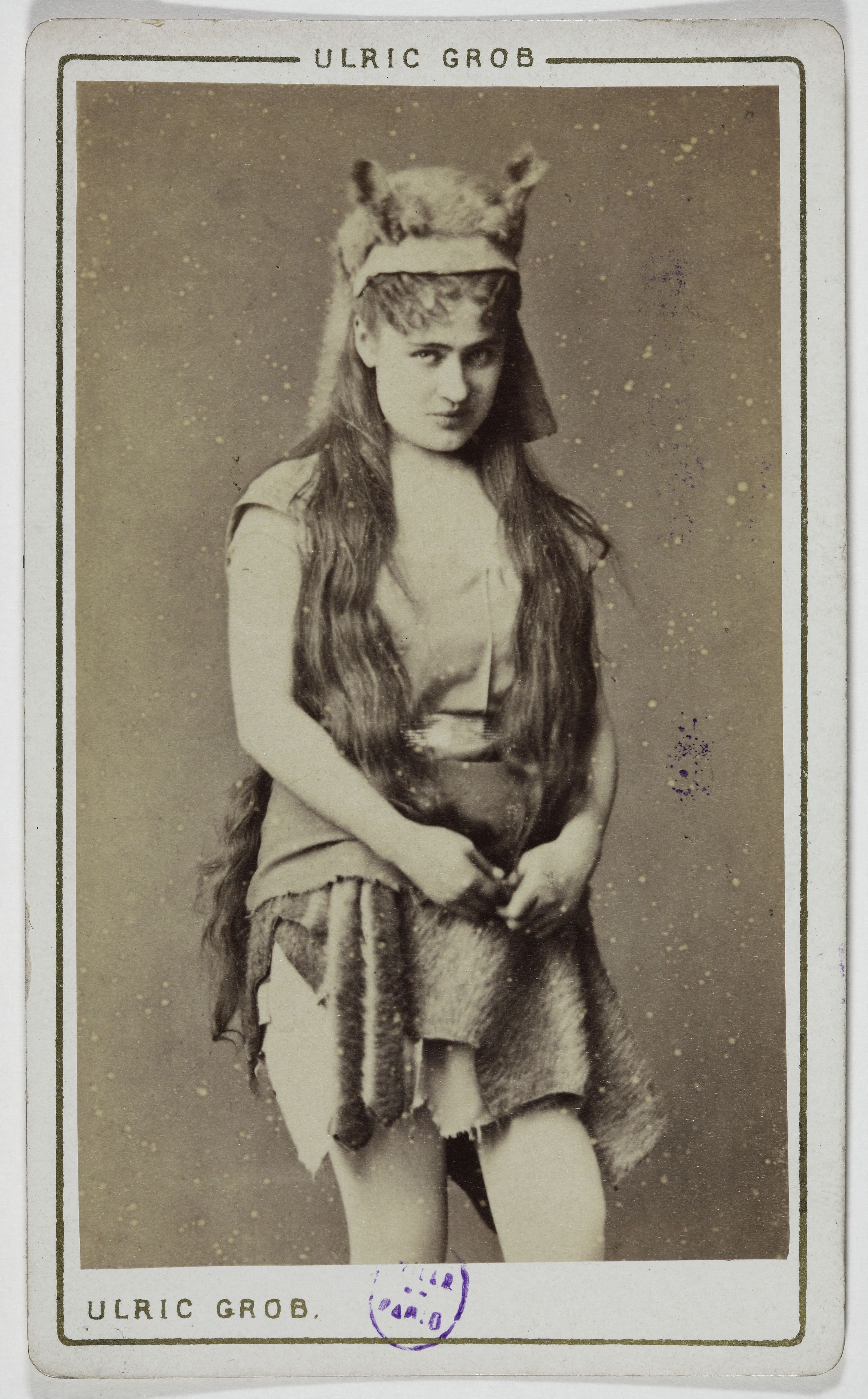 Ulric Grob, Portrait d'Angèle, (actrice)