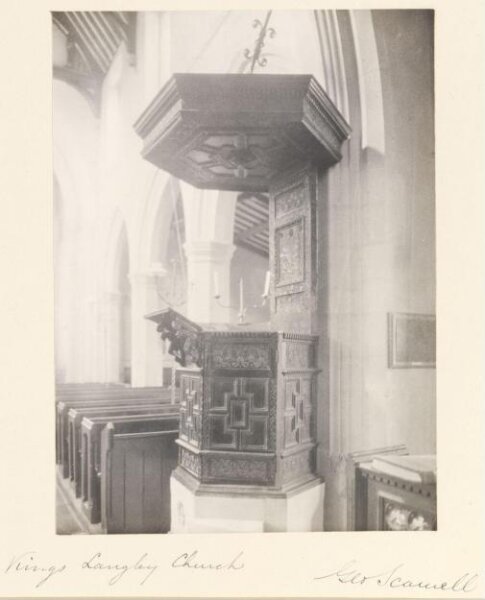 Scamell, George (Mr), National Photographic Record and Survey