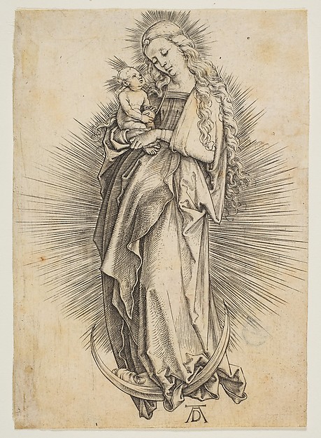 Albrecht Dürer, The Virgin on the Crescent