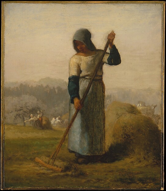 Jean-François Millet, Woman with a Rake