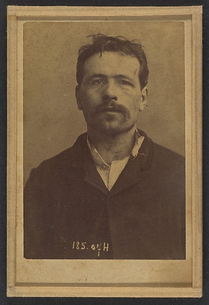 Alphonse Bertillon, Ravachol. François Claudius Kœnigstein. 33 ans, né à St-Chamond (Loire). Condamné le 27/4/92.