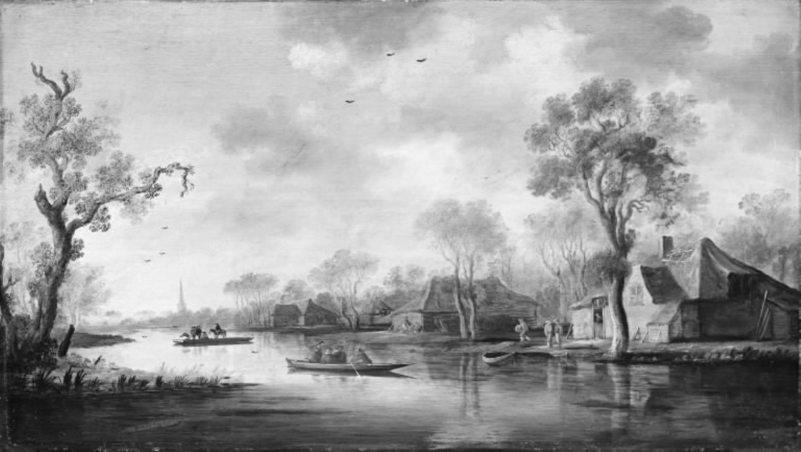 Pieter de Neyn, Hollandsk flodlandskab