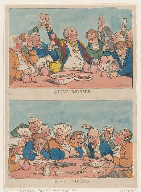 Thomas Rowlandson, Glow Worms, Muck Worms