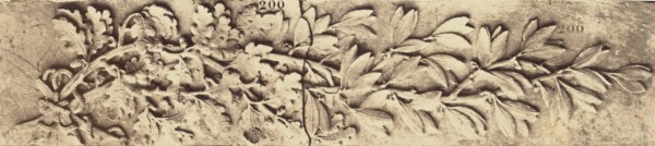 Édouard Baldus, [Frieze by Léon Falconnier, Decoration of the Louvre, Paris]