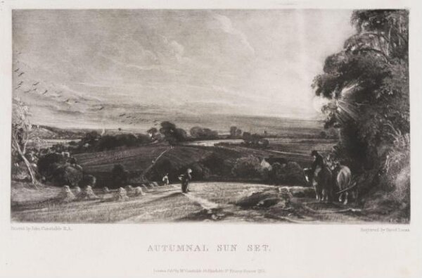 Constable, John RA, AUTUMNAL SUN SET