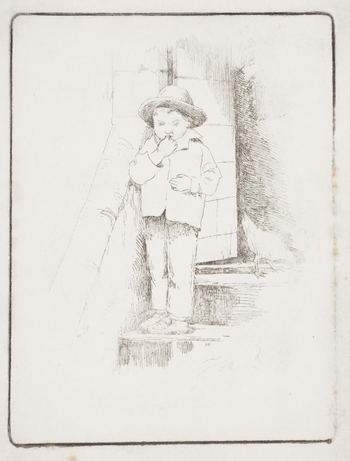 Carl Bloch, Drengen på trappen