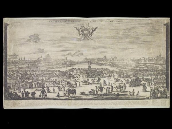 Stefano della Bella, La Perspective du Pont Neuf de Paris