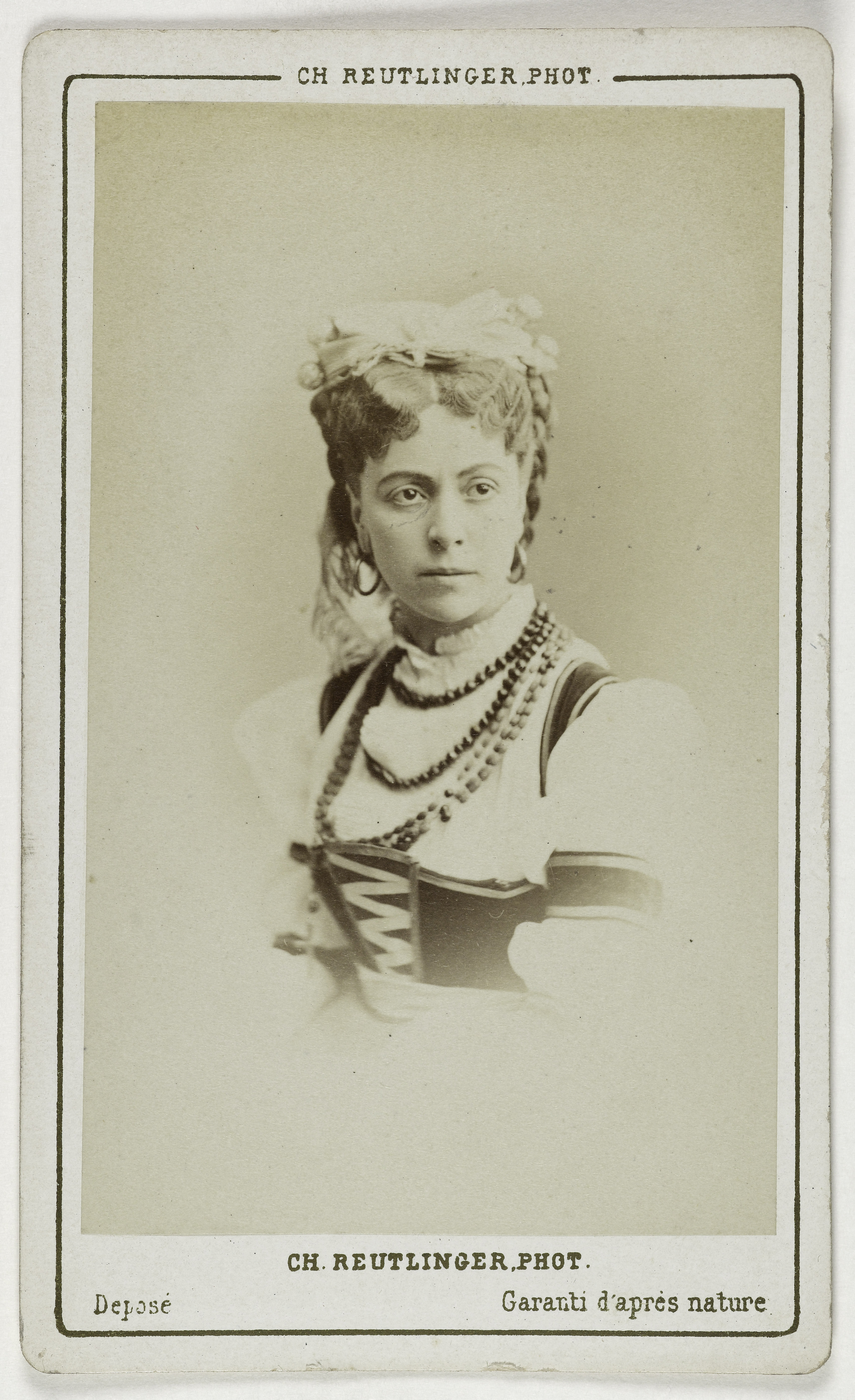 Charles Reutlinger, Portrait de Gérard Laurence, (actrice)