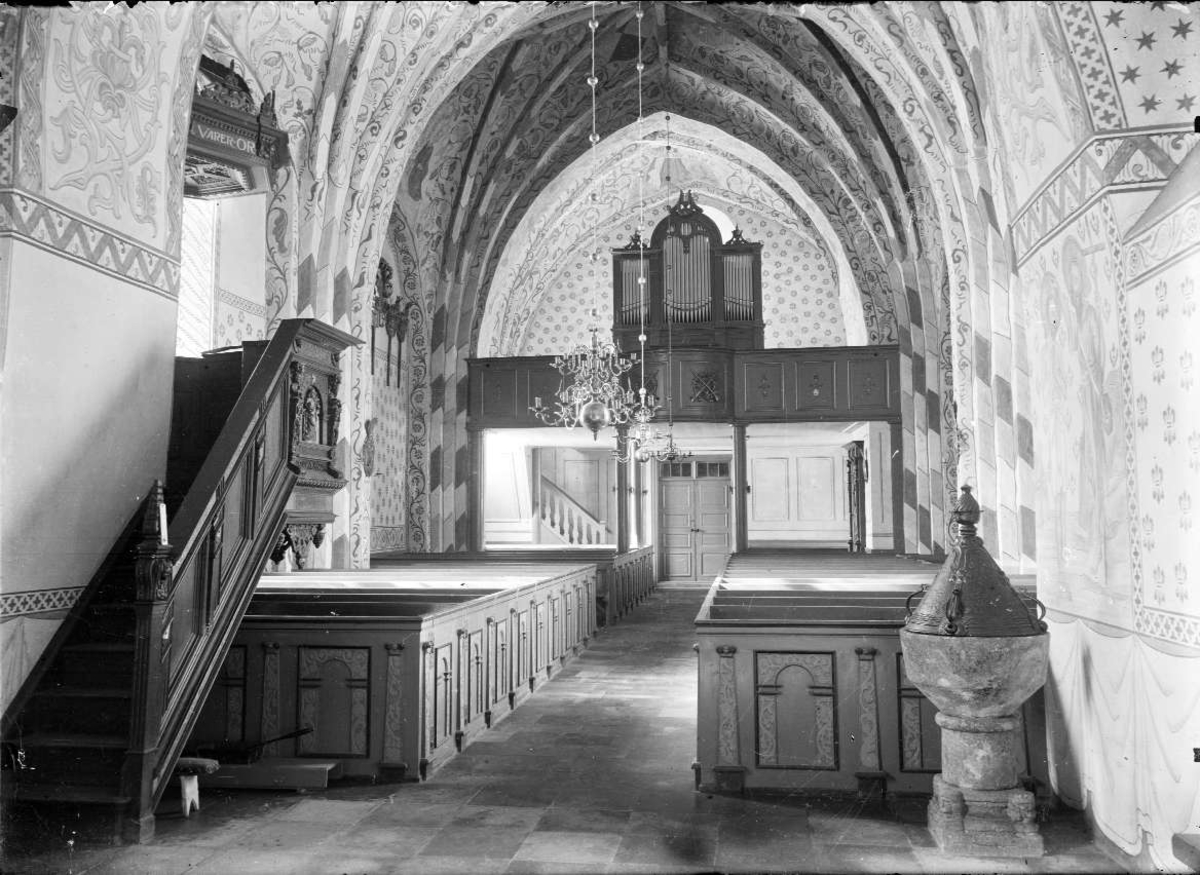 Johan Lundin, Interiör i Funbo kyrka, Funbo socken, Uppland