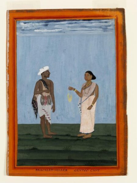 Unknown, A bracelet-seller and his wife