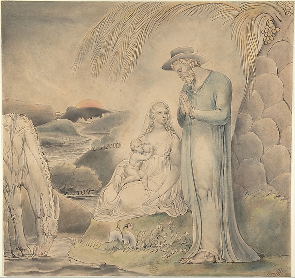 William Blake, The Rest on the Flight into Egypt (The Repose of the Holy Family in Egypt)