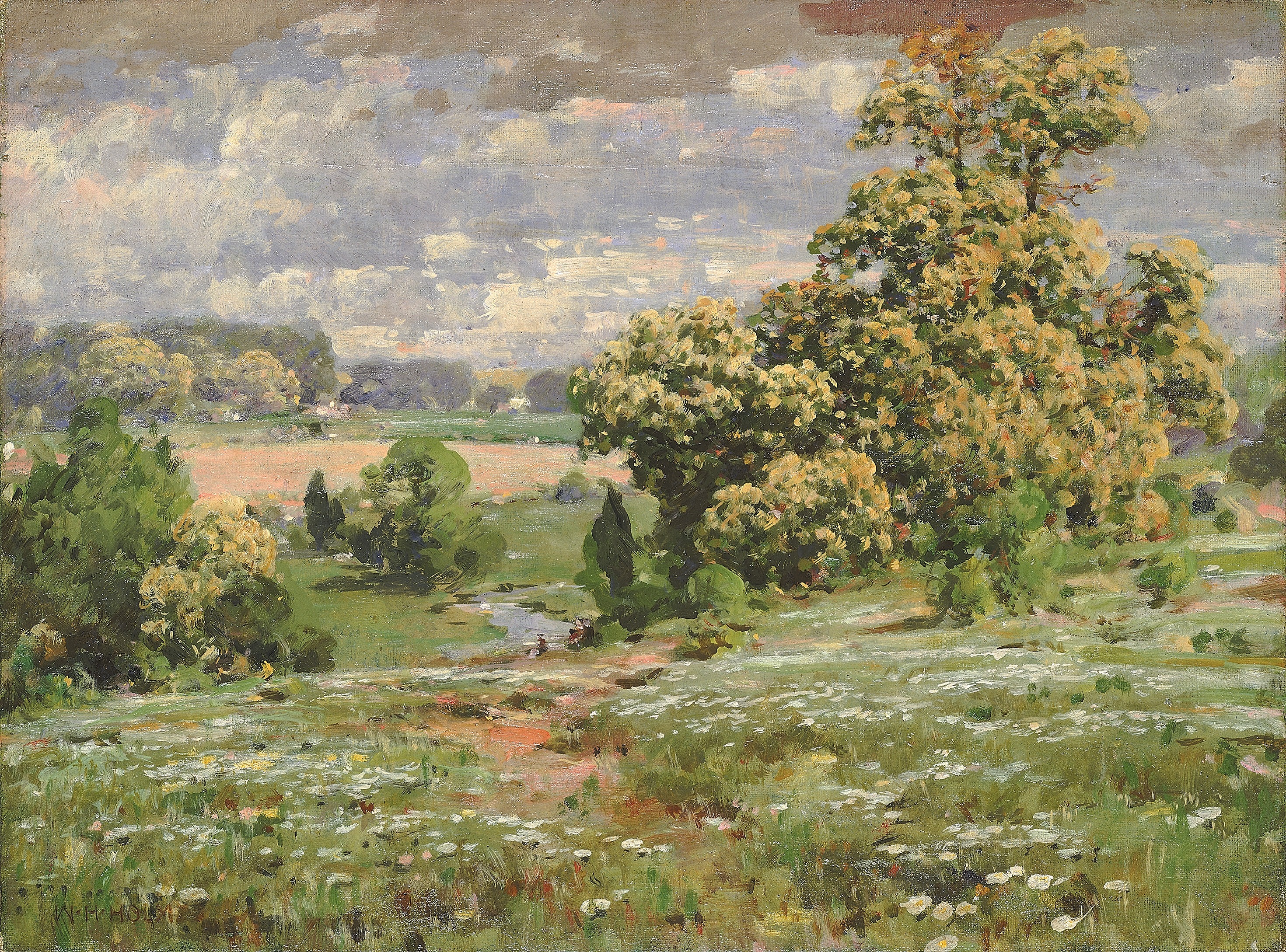 William Henry Holmes, Chestnut Trees in Bloom