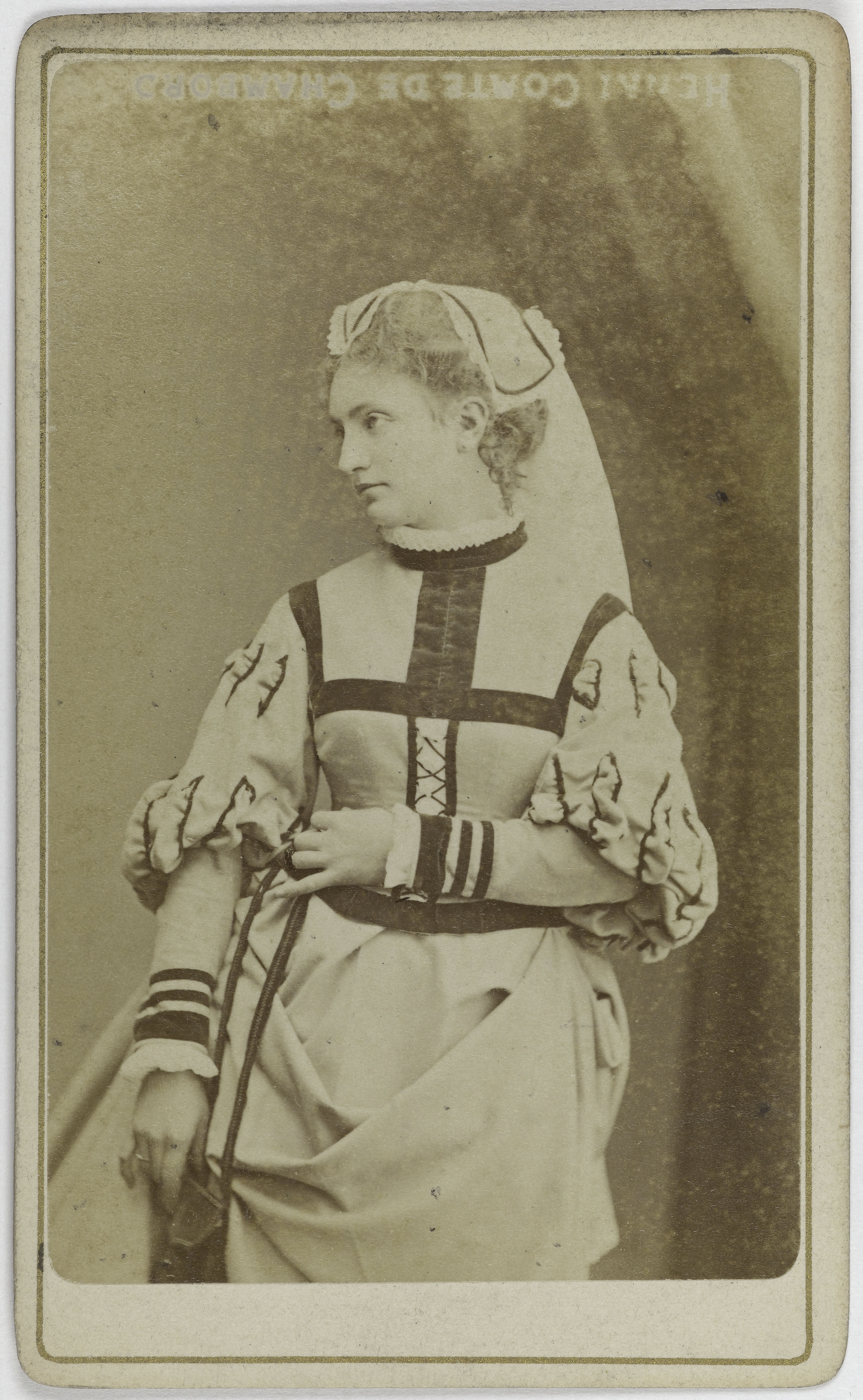 Bacard Fils, Portrait de Patry Pauline, (J.C. Pauline Pesty, dite), (vers 1855- après 1910), (chanteuse ou actrice)