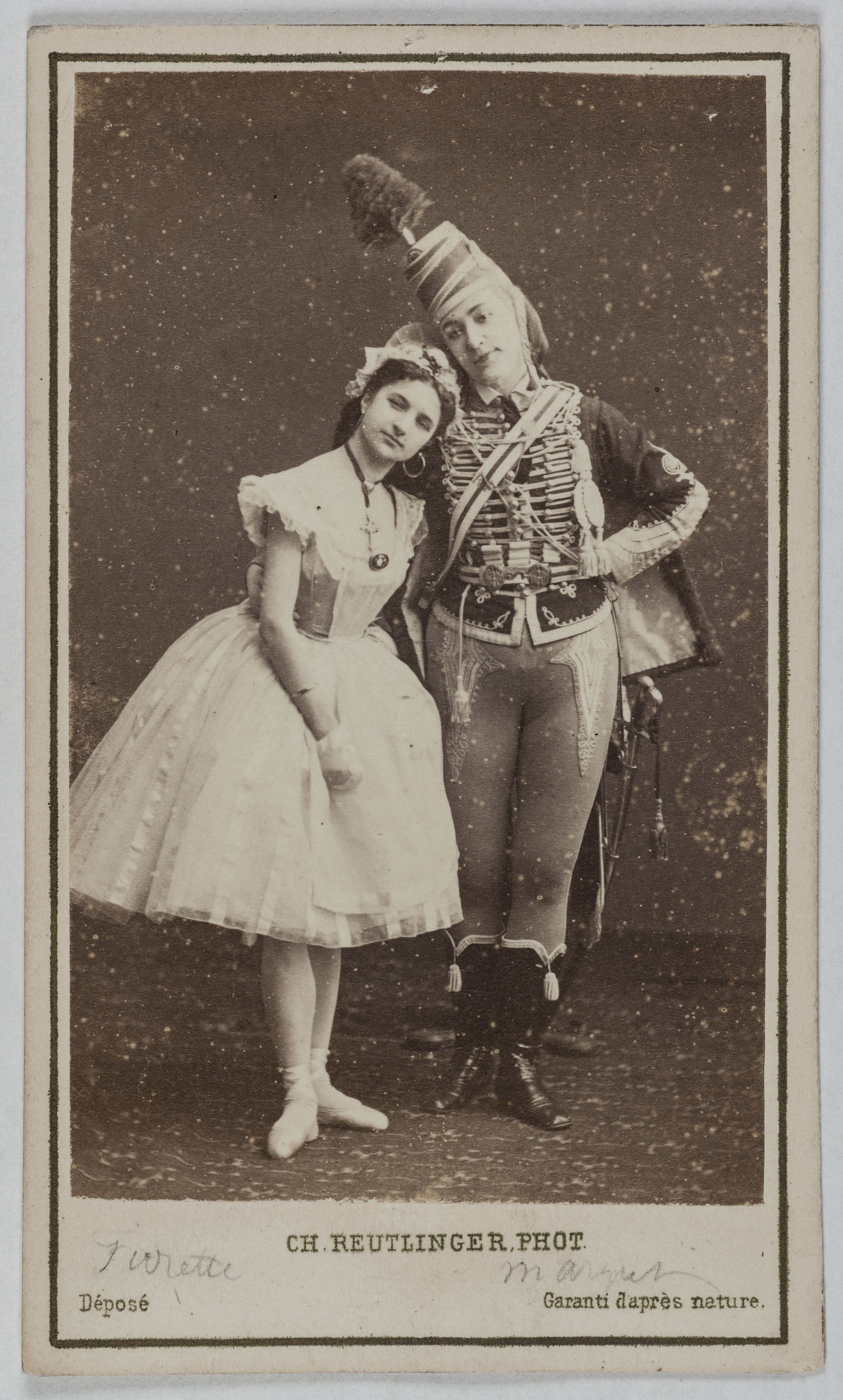 Charles Reutlinger, Portrait de Fioretti, (danseuse) et Marquet
