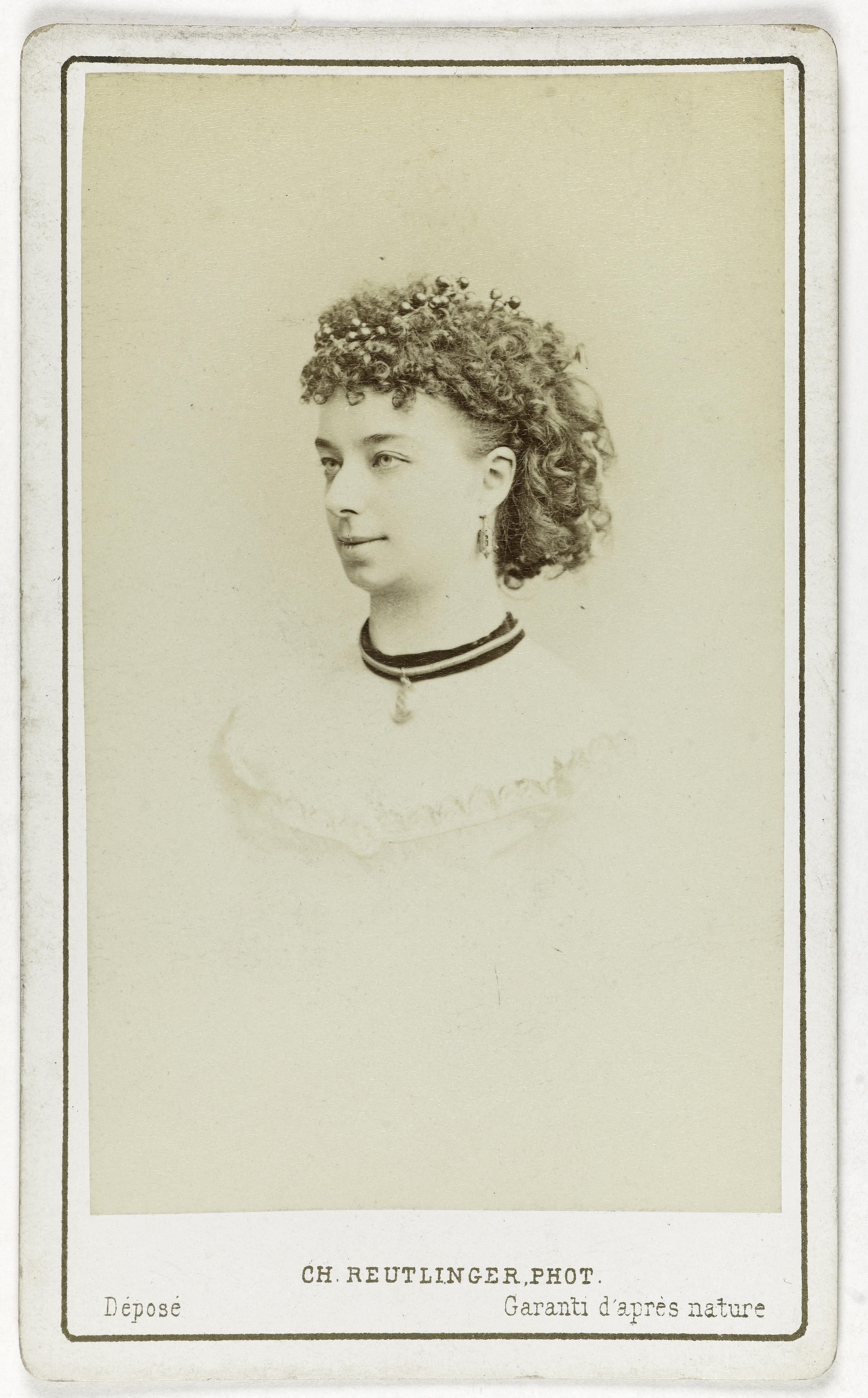 Charles Reutlinger, Portrait de Thérèse Millière, danseuse à l'Opéra.