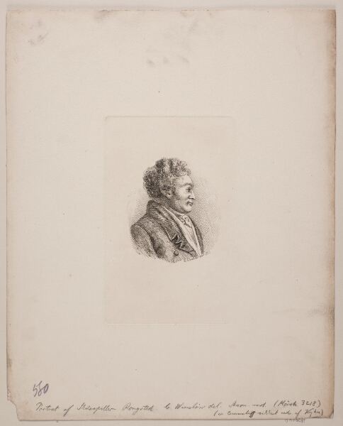 Vilhelm Kyhn, Portræt af skuespiller Rongsted