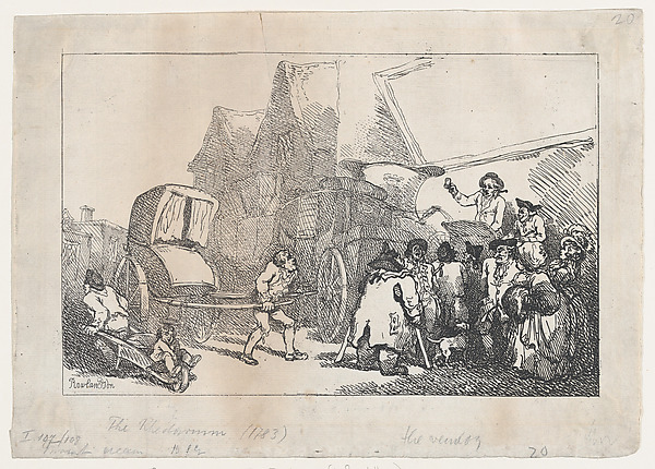 Thomas Rowlandson, The Rhedarium for the Sale of All Sorts of Carriages by Geoffrey Gigg, or,  A New Book of Horses and Carriages: Title page
