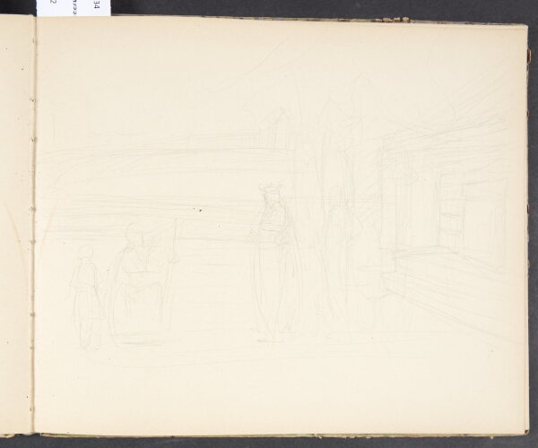 Agnes Slott-Møller, Kompostionsudkast med figurer