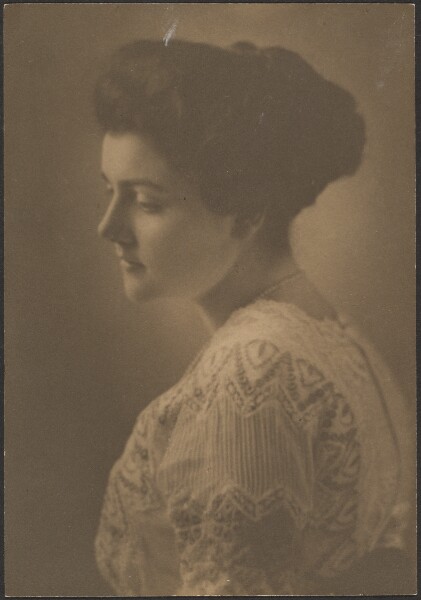 Louis Fleckenstein, [Woman in White Embroidered Dress]