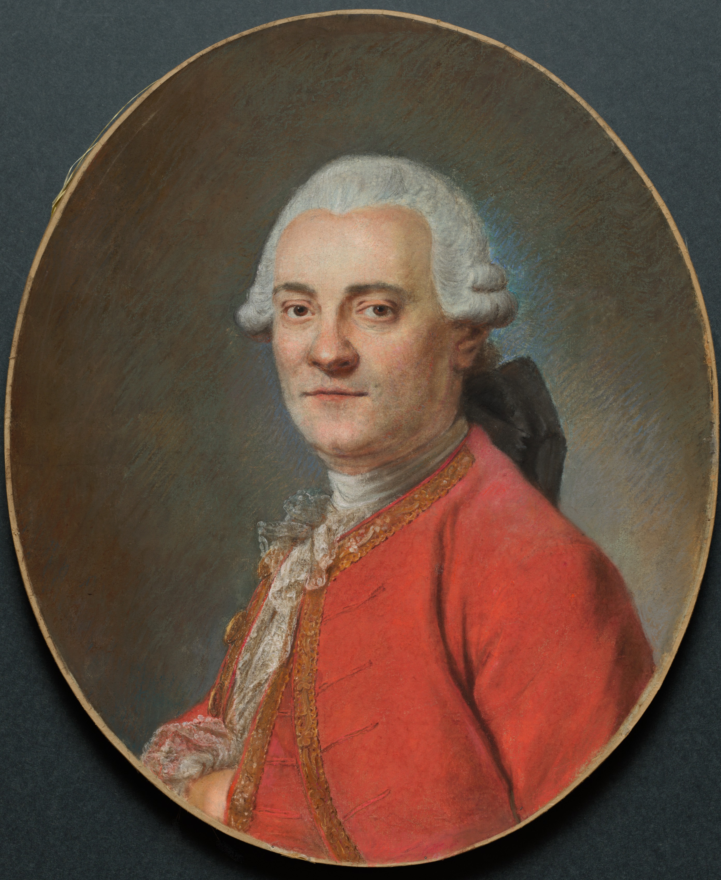 Maurice Quentin de La Tour, Portrait of a Man