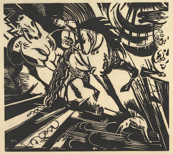 Franz Marc, The Riding School